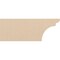 Ekena Millwork 2in. W x 6in. H x 16in. L Yorktown Woodgrain TimberThane Rafter Tail, Primed Tan RFTUR02X06X16YORRCPR - alternate 4